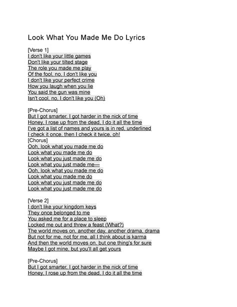 look what made you do lyrics|i don't like your little.